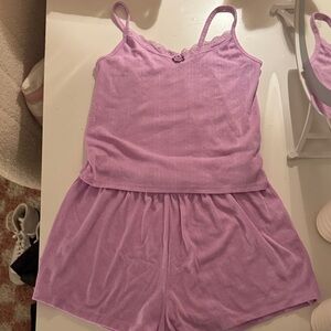 Colsie Lilac Women’s Two-Piece Pajama Set